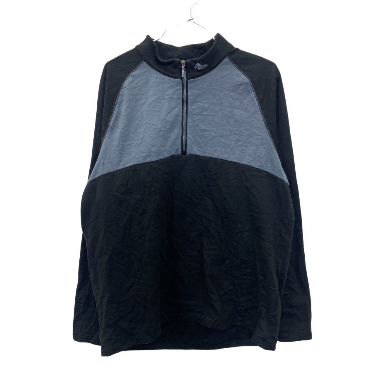 7adidas ハーフジップスウェット Lサイズ アディダス スポーツ 