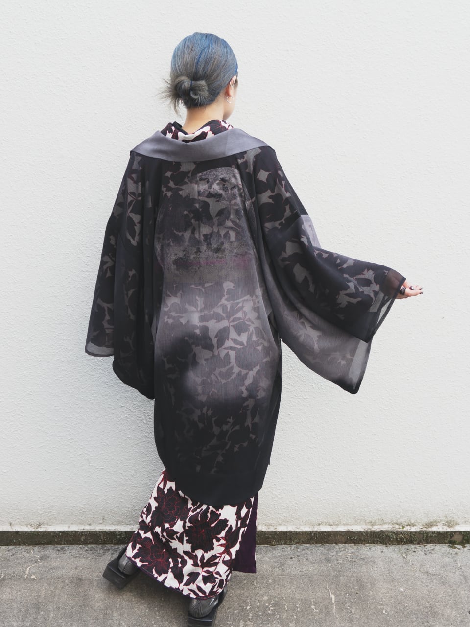 兵児帯「ギラヘコ II」ブルー×ライトグリーン [E1372] | Rumi Rock Store