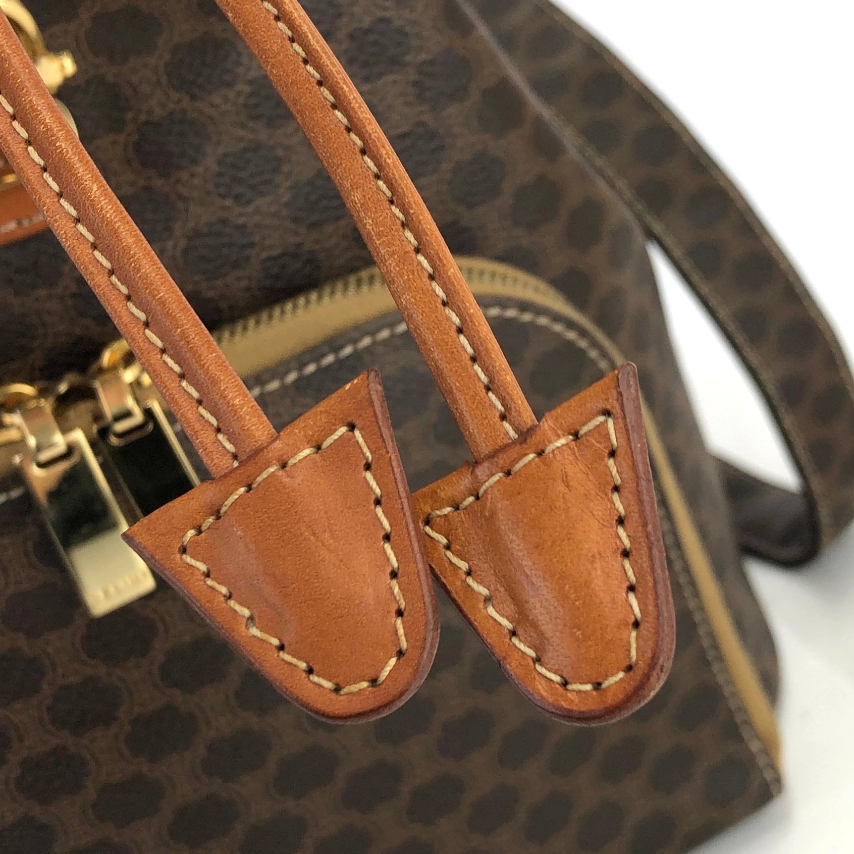 リュックCELINE オールドセリーヌ マカダム モノグラム レディース ヴィンテージ マカダム柄リュック ブラウン|セリーヌ CELIN - 【公式