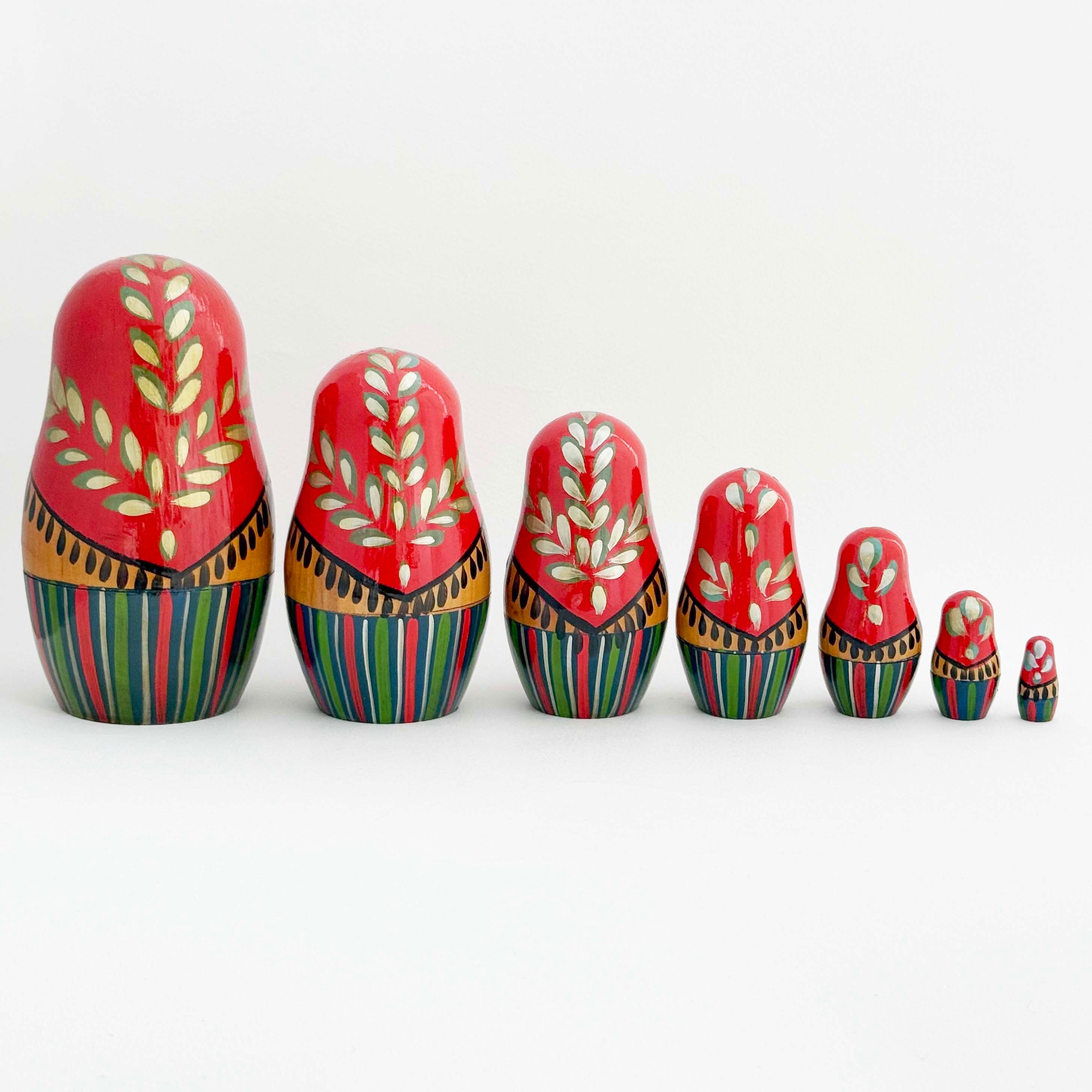 ベラルーシ産マトリョーシカ（7個組）
