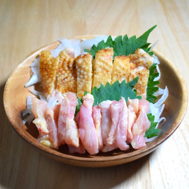 さつま極鶏大摩桜　皮付きセセリ刺し（冷凍）