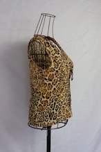 Leopard pattern sleeveless top