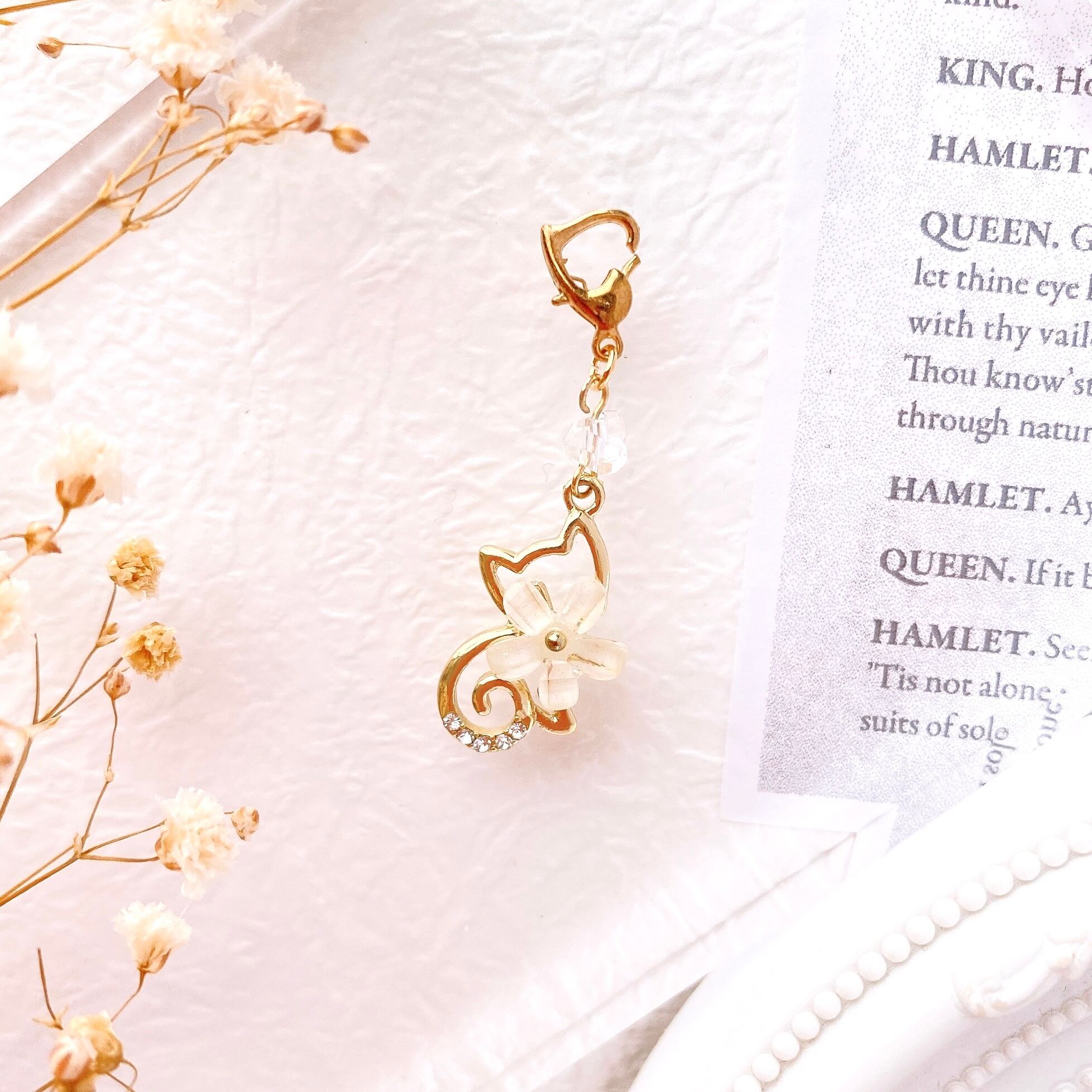 ☆sweetsいっぱいフリル猫ちゃんチャーム☆A ☆sweetsいっぱいフリル猫ちゃんチャーム☆A