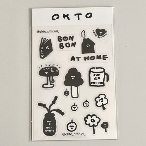 OKTO 〔bon bon object sticker 1〕