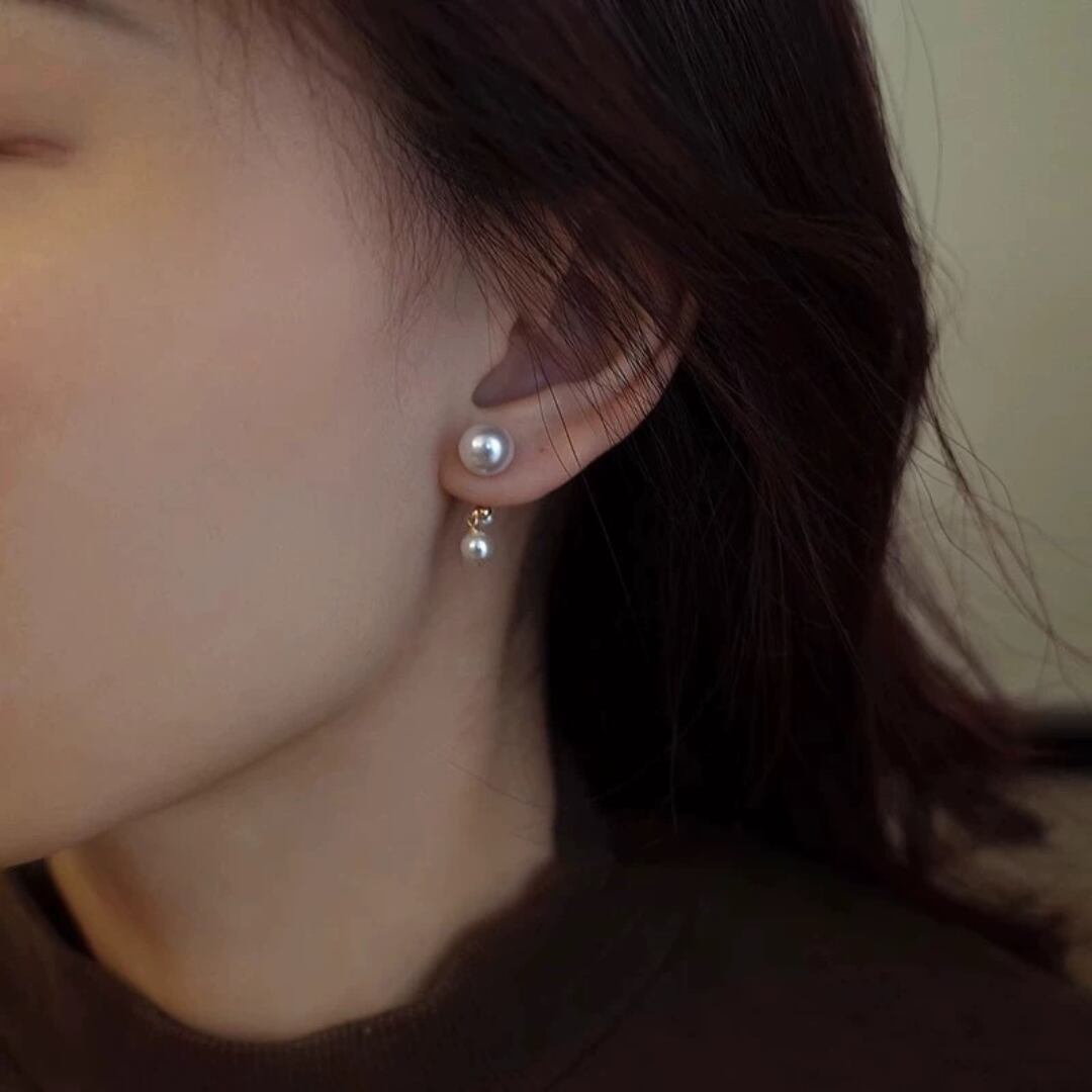2wayパールピアス U0024