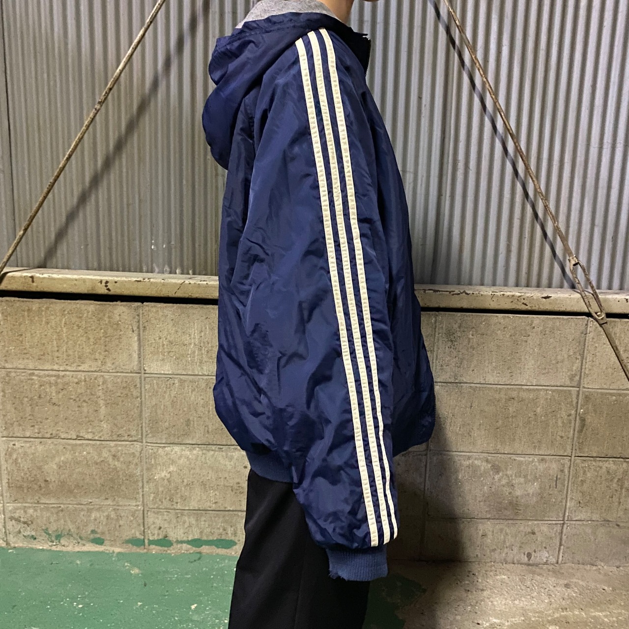 80年代〜90年代 ビンテージ adidas アディダス リバーシブル 中綿 