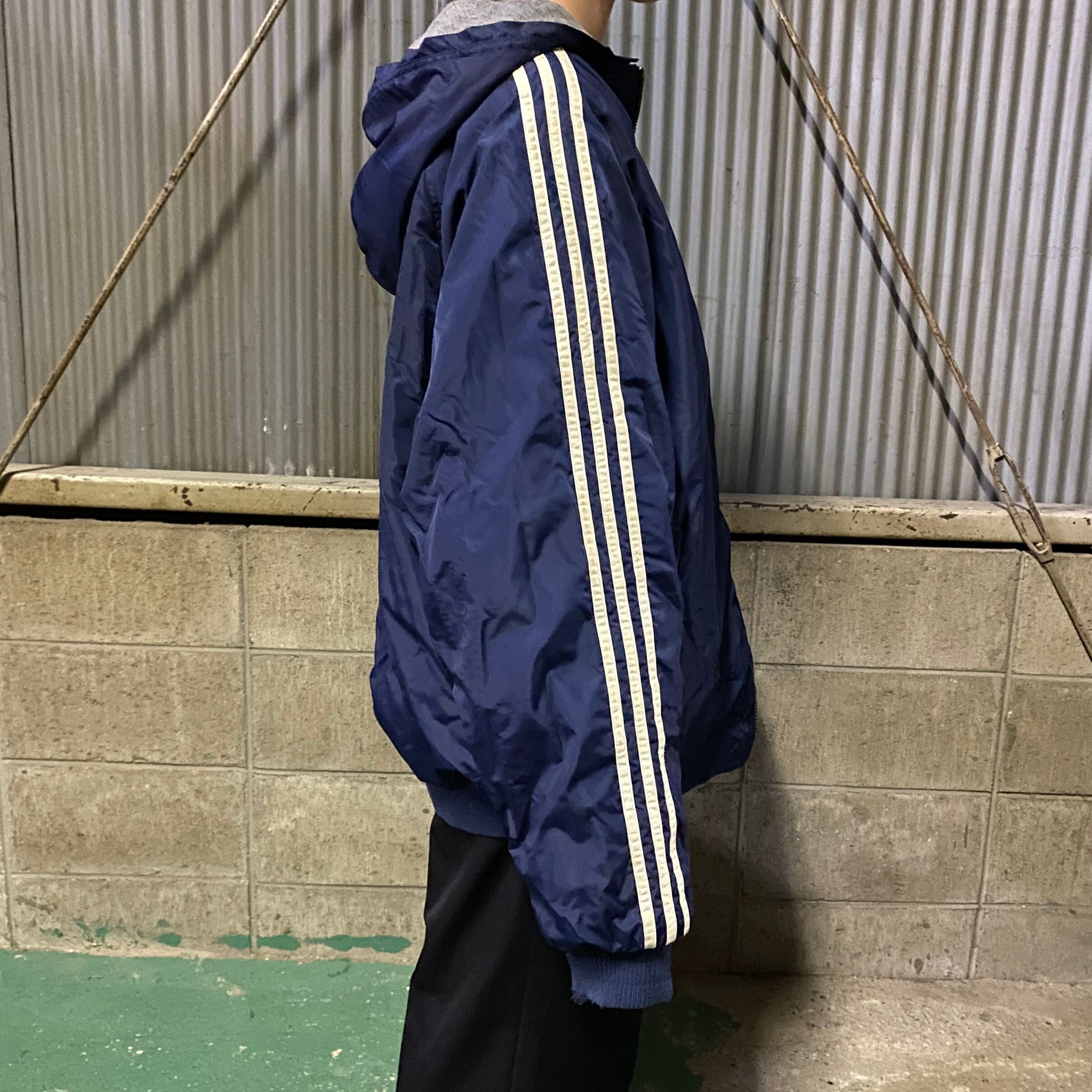 80年代〜90年代 ビンテージ adidas アディダス リバーシブル 中綿 
