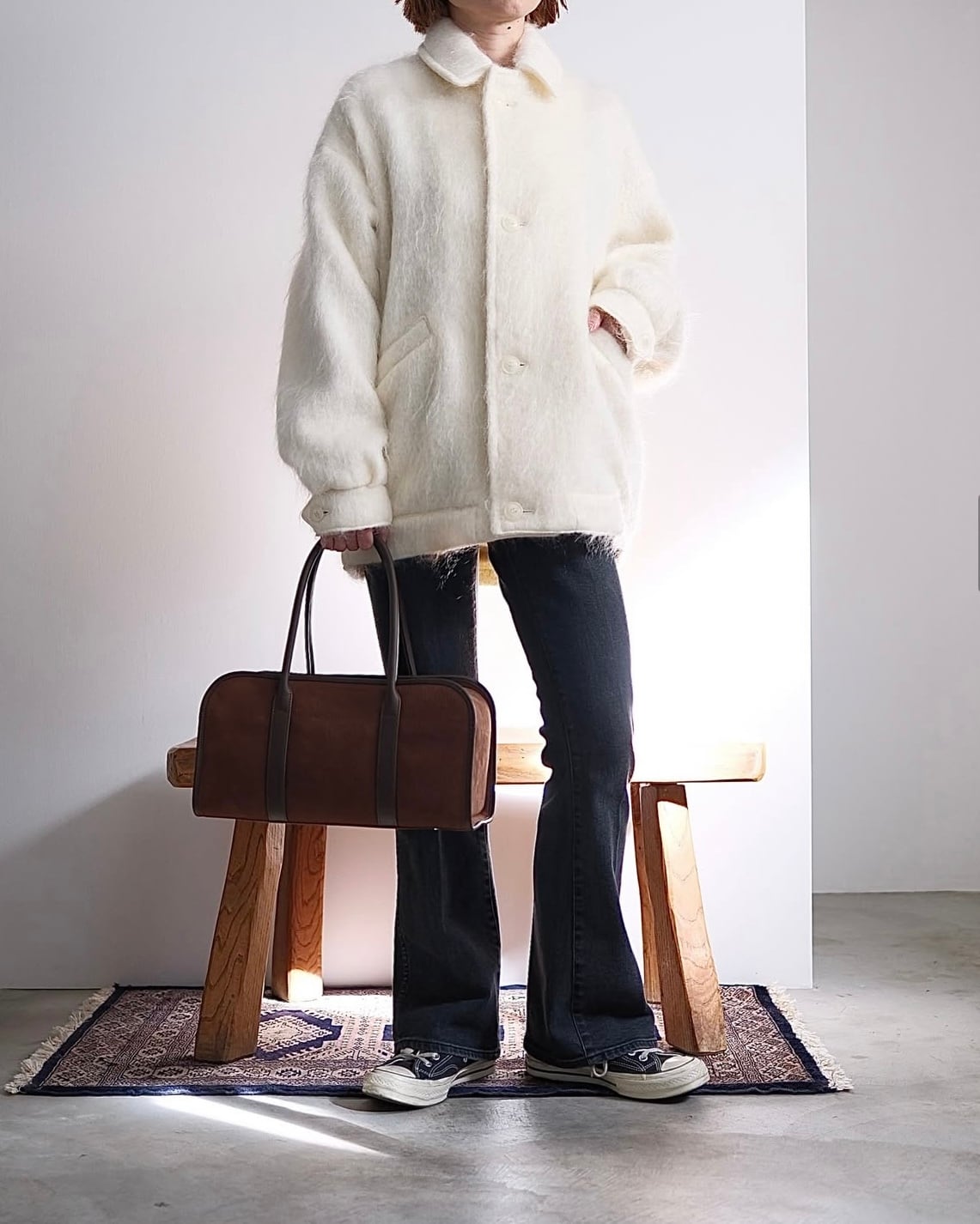 ジャケット・アウター ERiKOKATORi kid mohair coat ERiKOKATORi】kid mohair jacket/IVORY | TOLMA.