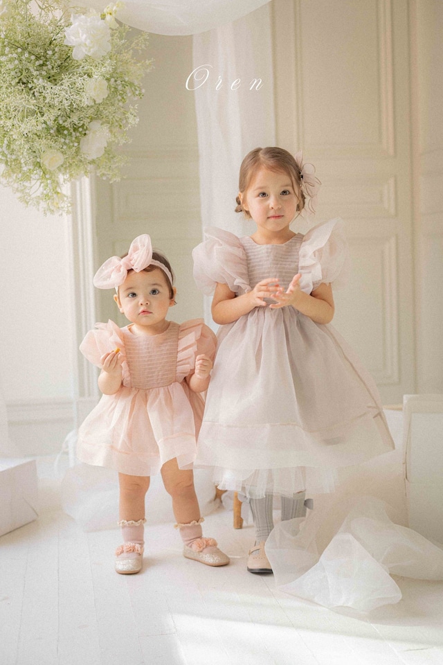 【1/27〆予約】<OREN>  Serena pintuck organza suit