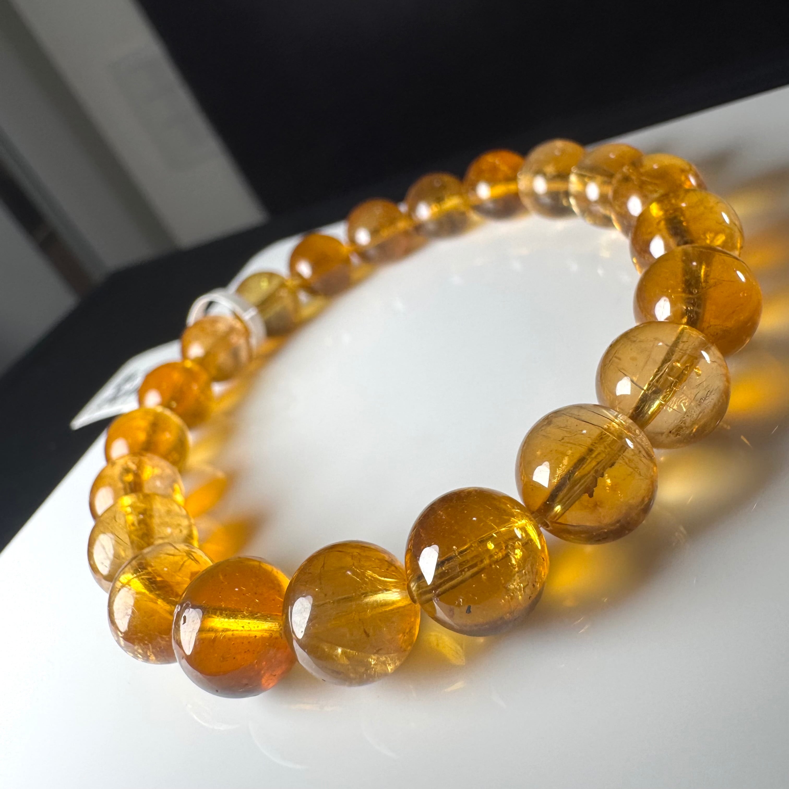 no.D2 ドラバイト オレンジ トルマリン 約9-9.2mm