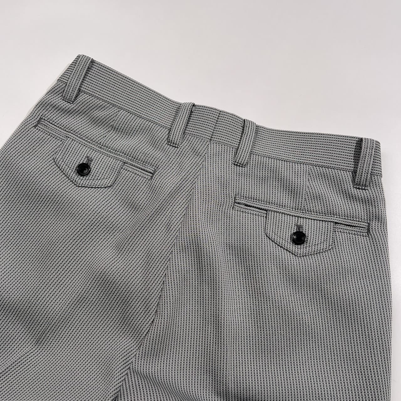 PAGELO パジェロ タック スラックスパンツ サイズ 82 /グレー メンズ アンジェロ 日本製