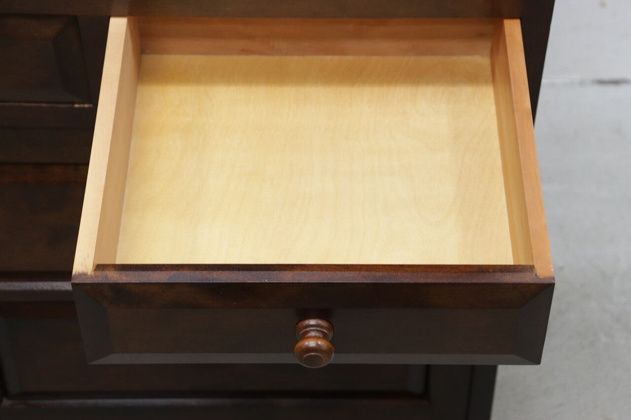 松本民芸家具 K-3型食器棚 カップボード 飾り棚 ミズメザクラ無垢材