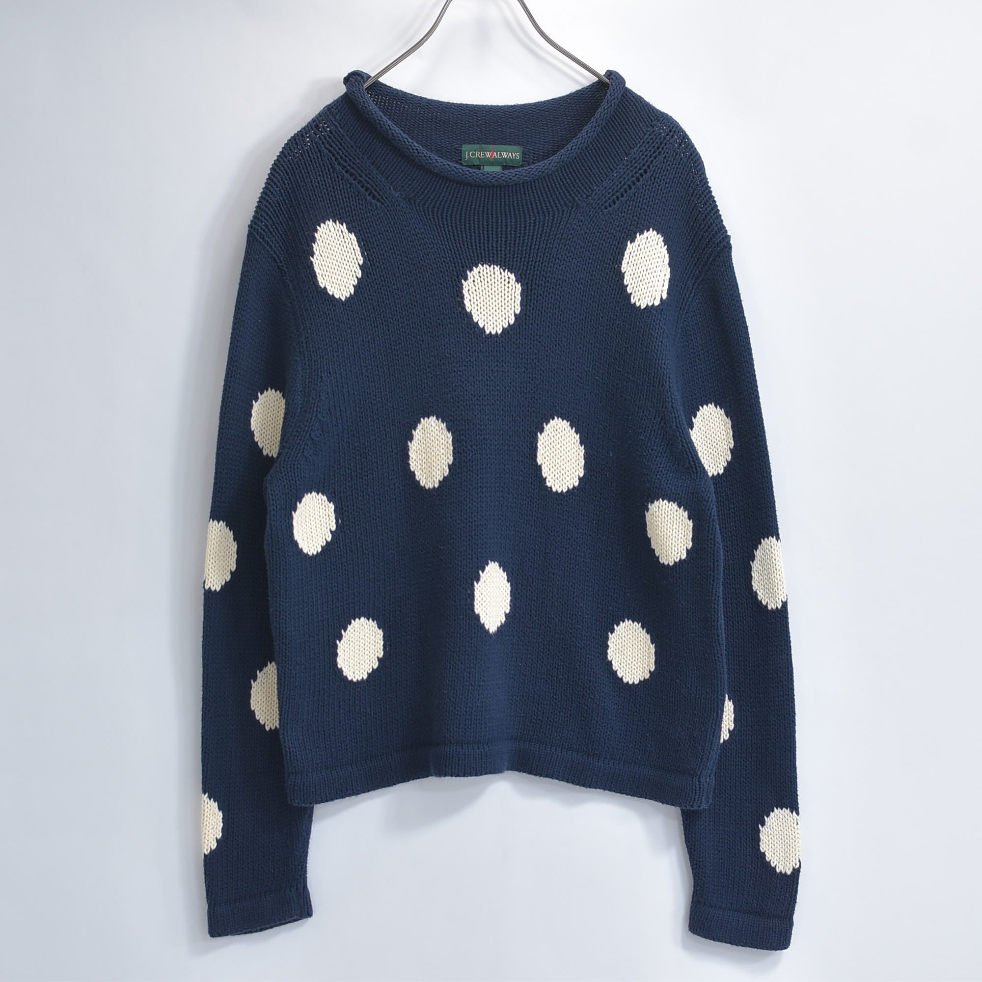 10s J.CREW ALWAYS ジェイクルー オールウェイズ ドットパターン