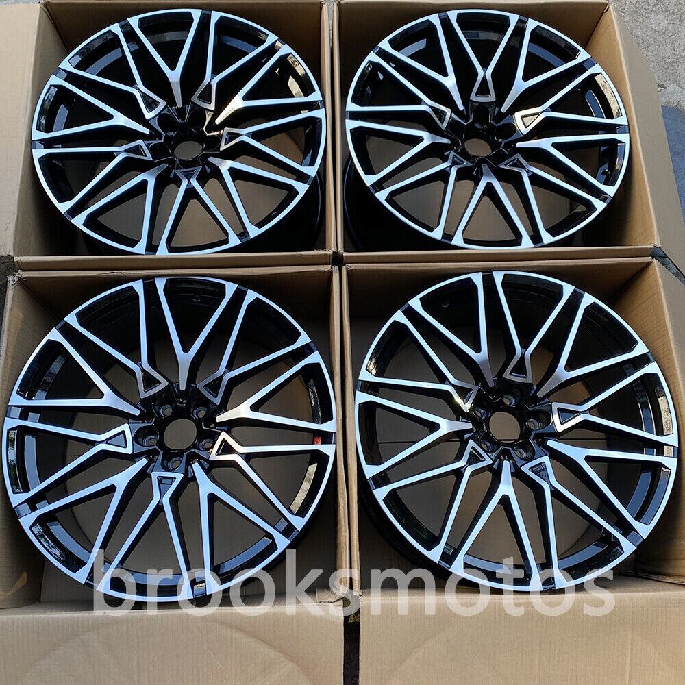 BMW X5 E70 F15 X6 E71 F16 22インチ新品サテンブラックホイールリムフィット 5x120 795 4個セット 22\u0027 INCH BMW X5 X5M E70 F15 X6 E71 F16 5X120 WHEELS \u0026 TIRES 275⁄35