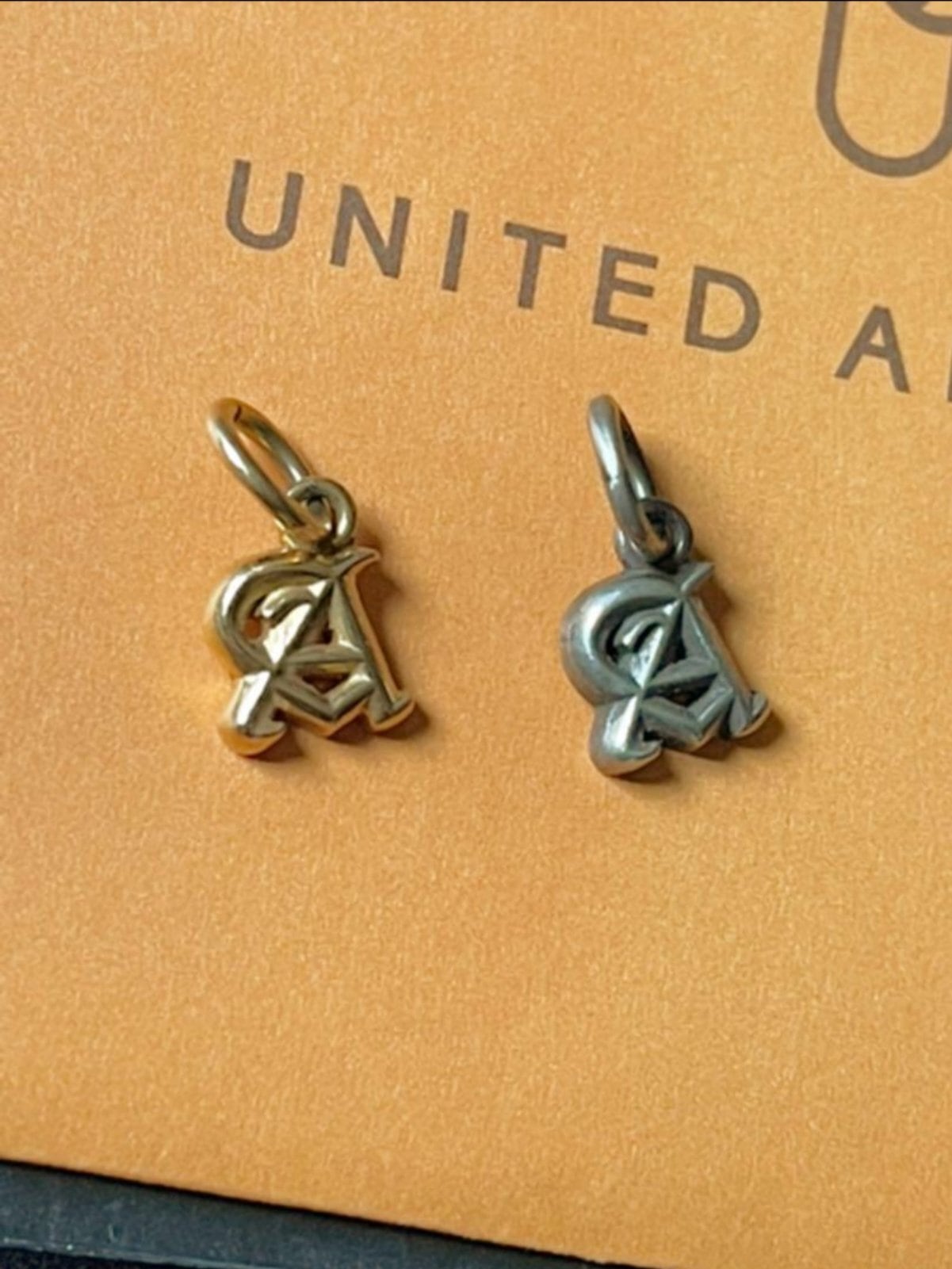 CHROME HEARTS クロムハーツ 22k 925 アルファベット ミニ CHROME HEARTS クロムハーツ 22k 925 アルファベット ミニ