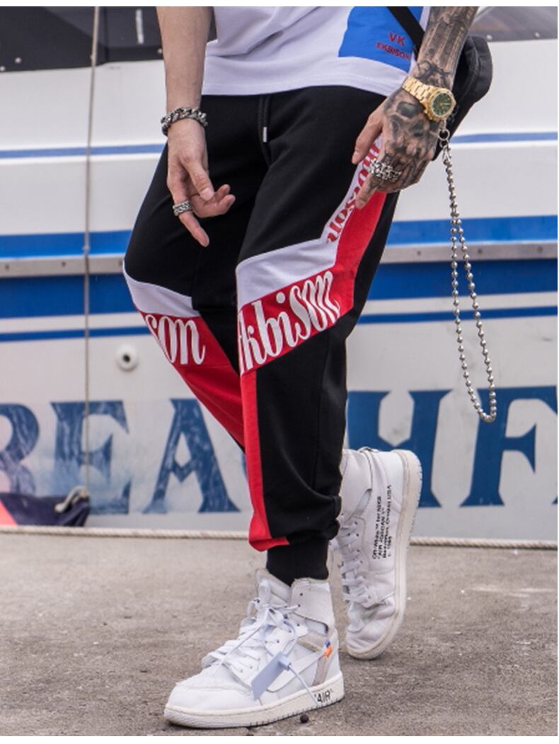 全1色 スウェットパンツ プリント カジュアル ストリート