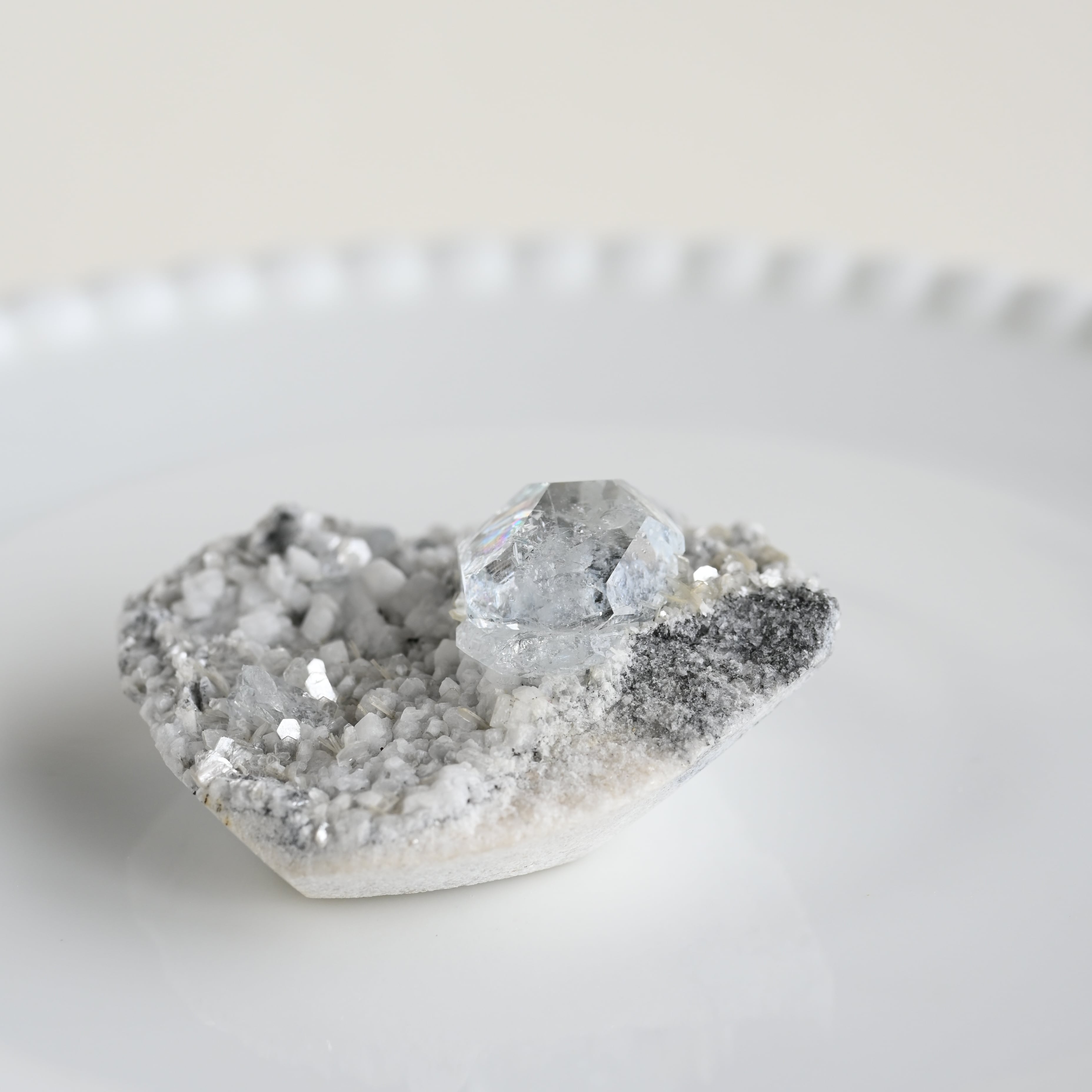 【四川省産】アクアマリン＊マイカ共生 四川省産】アクアマリン＊マイカ共生 アクアマリンマイカ共生鉱物