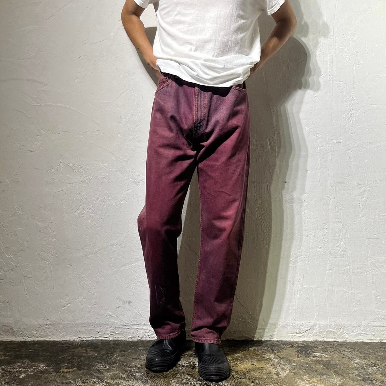 90s Levis "Overdyed" 505 Color Denim Pants CANADA製