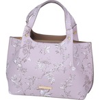 ローラアシュレイ 手提げバッグ グレージュ