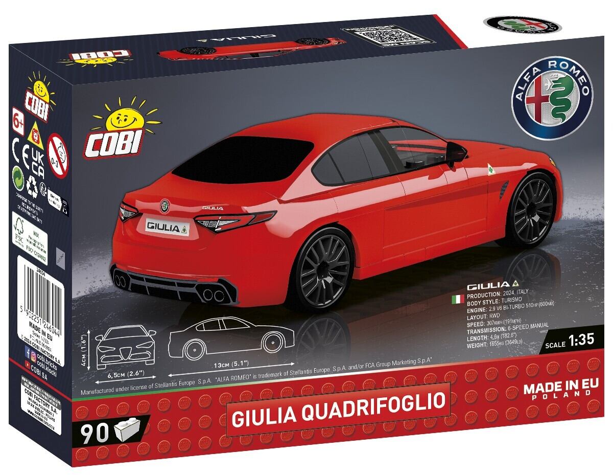 COBI #24604 アルファロメオ ジュリア クアドリフォリオ (Alfa Romeo