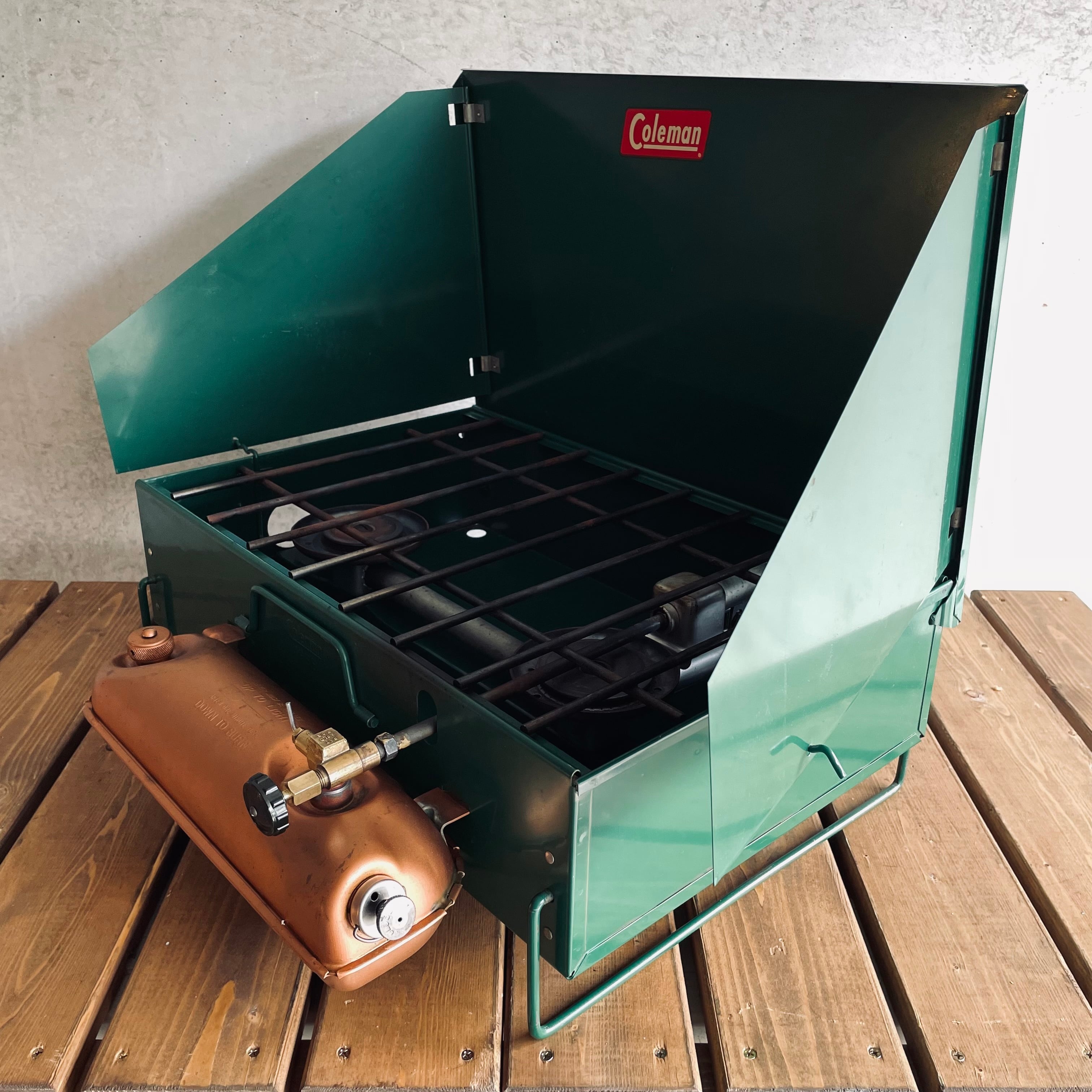 コールマン 425B 前期 ツーバーナー コッパ―タンク コンパクト
