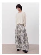 JCAESAR STUDIO JACQUARD WIDE PANTS