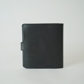 LOUIS VUITTON ルイヴィトン エピ ポルトモネ ビエ 二つ折り財布 コンパクト ウォレット M63552 ブラック