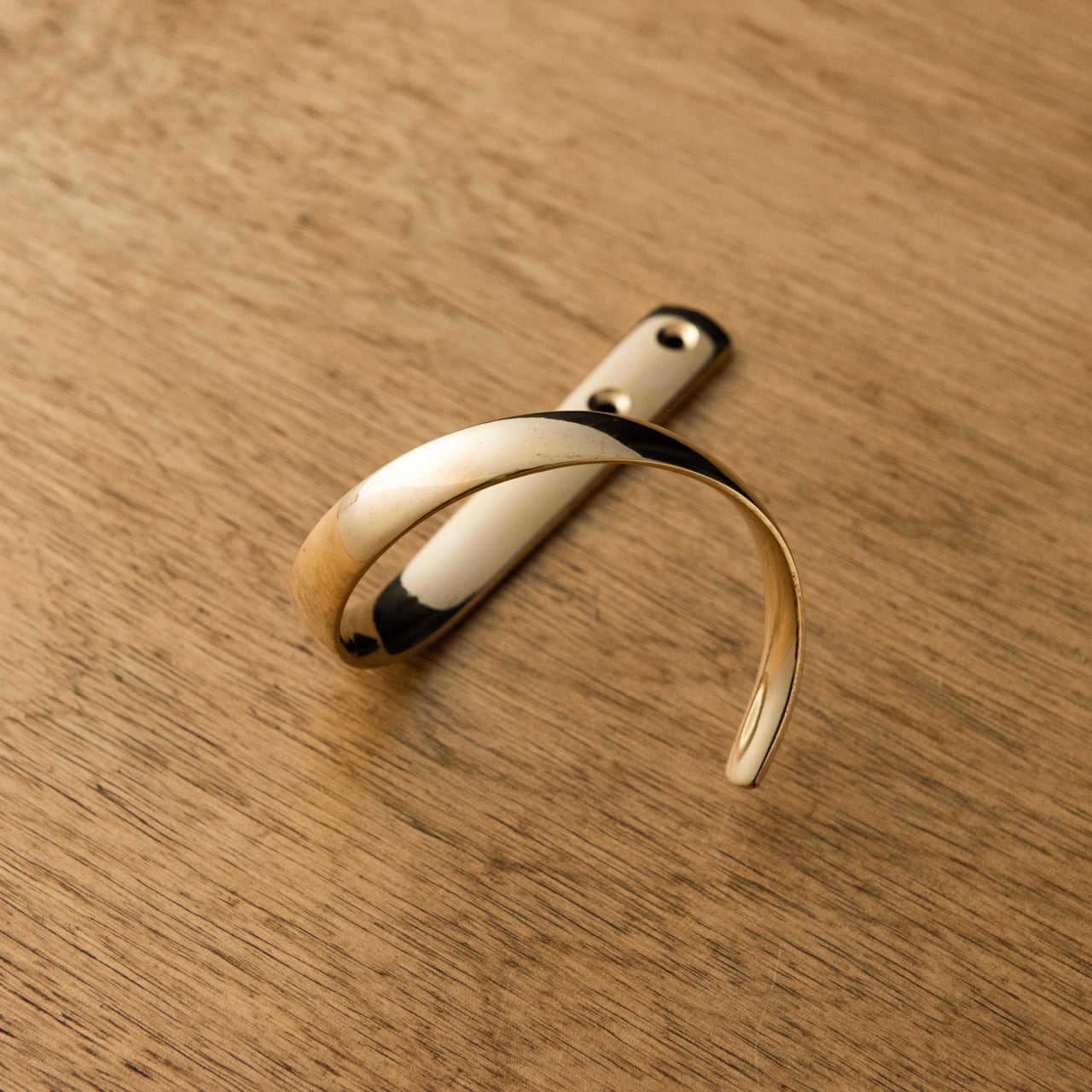 カーテンフック　セット　真鍮 真鍮カーテンレール シングルセット（2010〜2500mm） ［受注生産品］