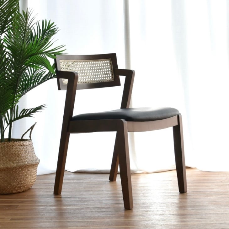 latte rattan chair 2colors / ラテ ラタン チェア ダイニング クッション 椅子 韓国 北欧 インテリア 雑貨