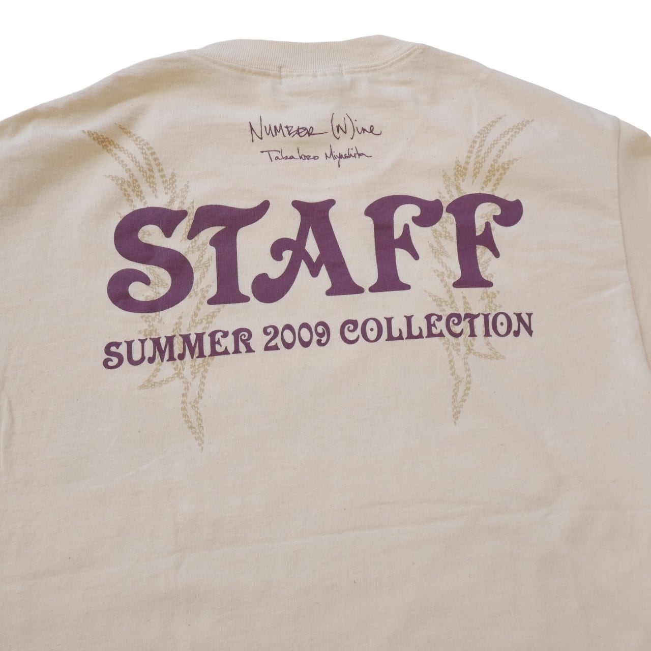 Number(n)ine ナンバーナイン BECK期 スタッフ Tシャツ 希少 非売品