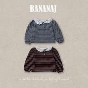 韓国子供服 / BANANA J / 26Autumn / プエラ 襟付きTシャツ / 秋服 / キッズ *XS~JS*