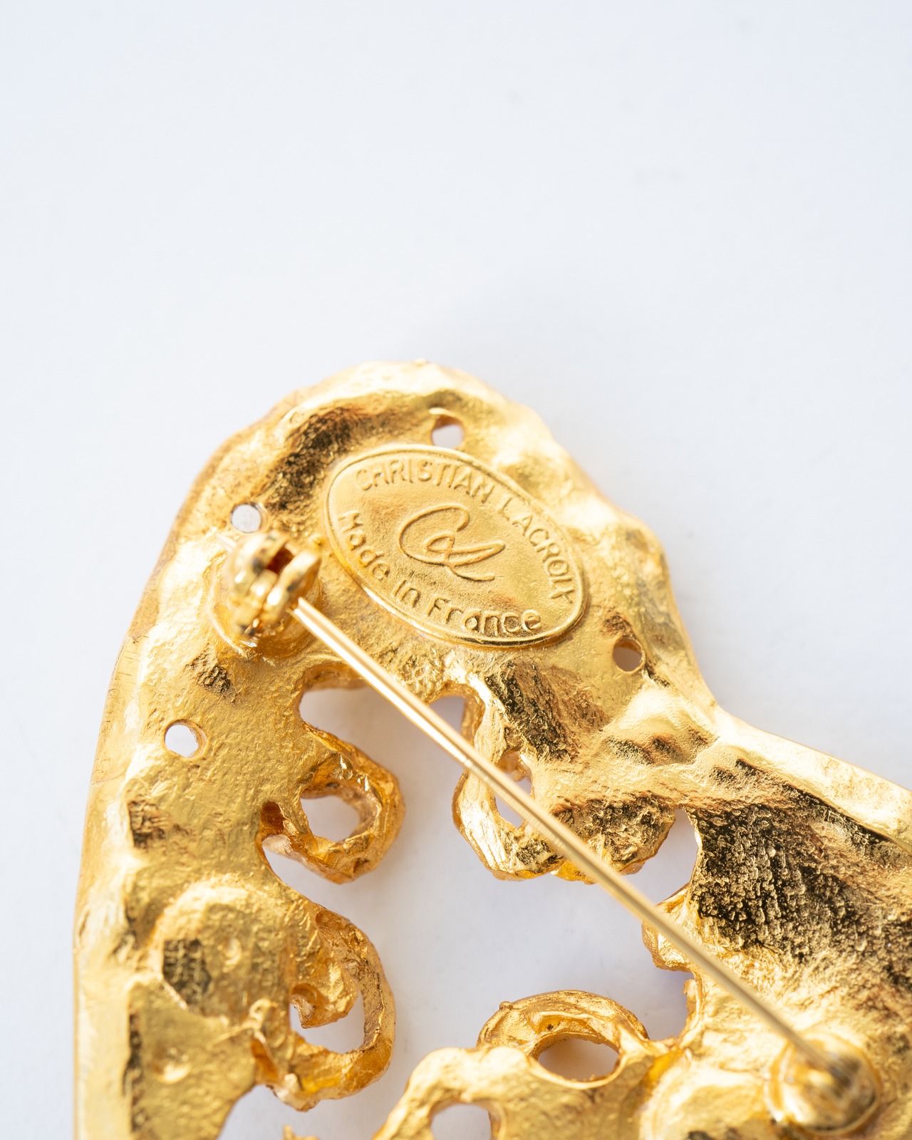 〈Christian Lacroix〉Heart Brooch