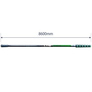 【より安定した高所作業をより正確に！さらに進化したウォーターポールシステム】nLITE® カーボン コンポジット テレスコピックポール　6段　8.6ｍ
