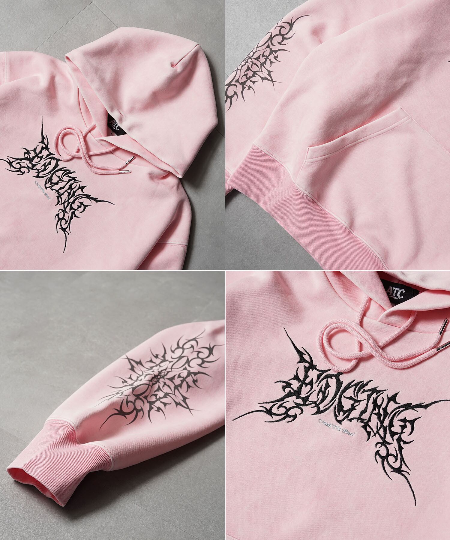 ◇トライバル柄 ピグメントフーディー◇gt-6702162 | 1111clothing
