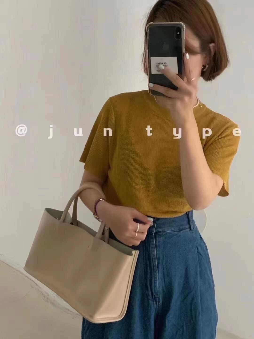 シンプルシアートップス　AJ22038-G03