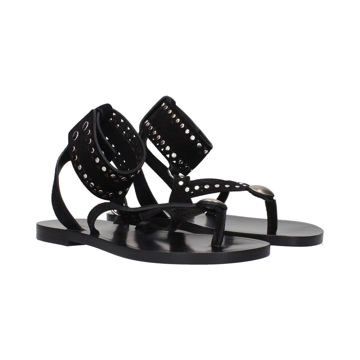 ISABEL MARANT イザベルマラン レディース ビーチサンダル スエード ブラック
