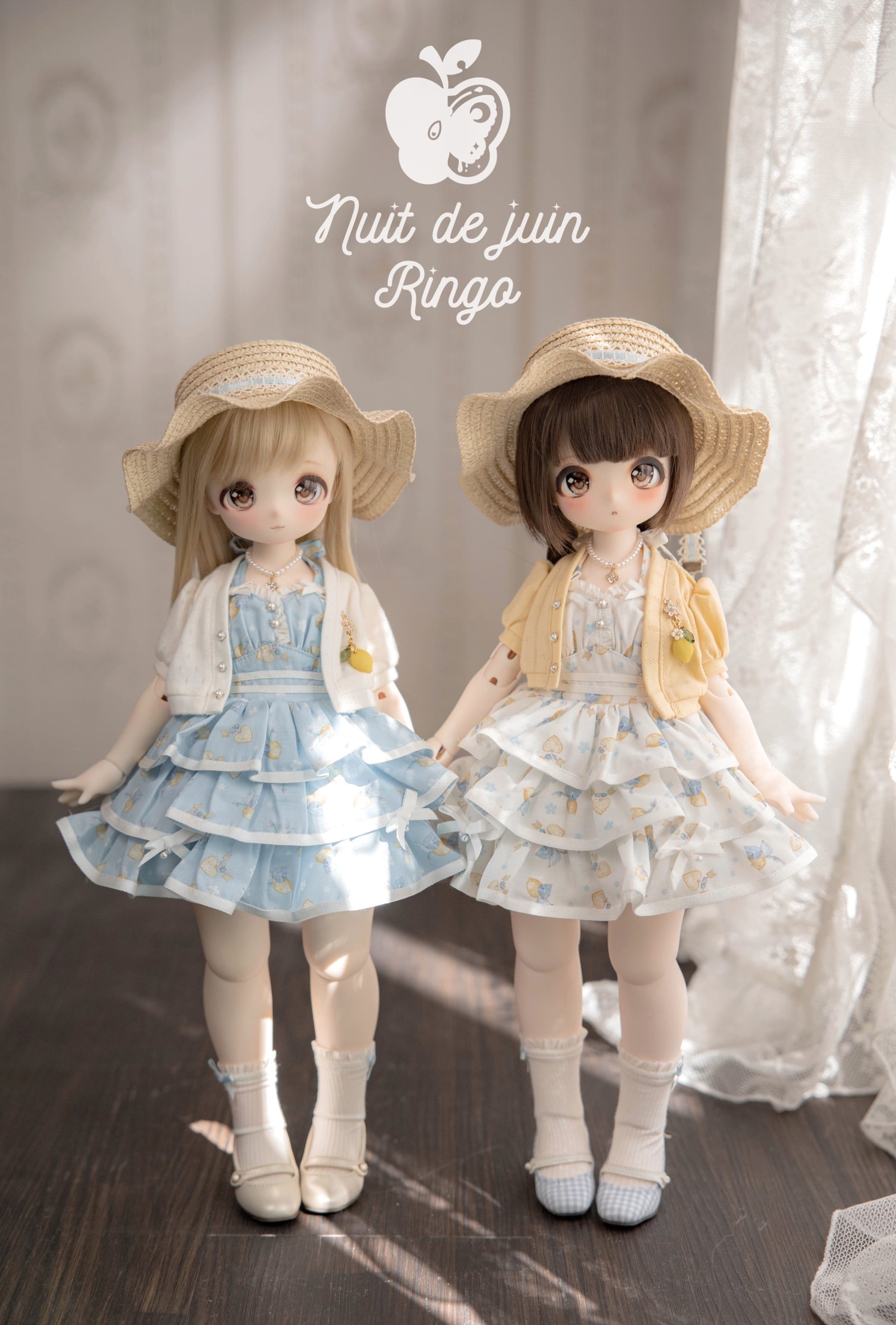 全2色！衣装セット！双子 洋服 服 BJD 球体関節人形 1/3 SD DD SDGR 1