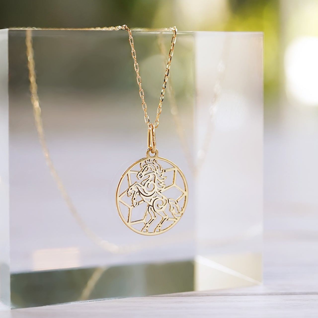 K18 透かしボールモチーフ K18 ネックレス 透かし デザイン ネックレス