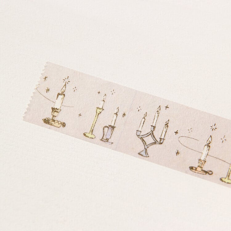 BOKI】マスキングテープ Old Paper Gold Foil Masking Tape
