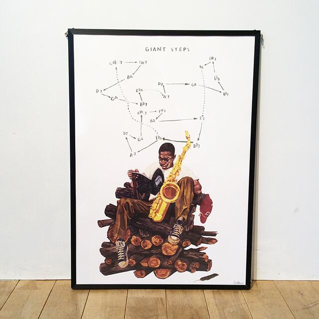 ポスター John Coltrane By Brad Howe Jazzy Sport Shimokitazawa