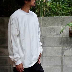 alvana(アルバナ) / 空紡天竺 L/S TEE -WHITE-(ACS-C002)