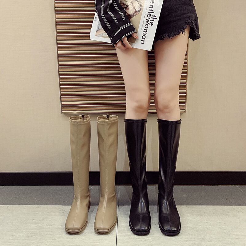 ロングブーツレッドカジュアル 靴 シューズ フェイクシューズ17637425278