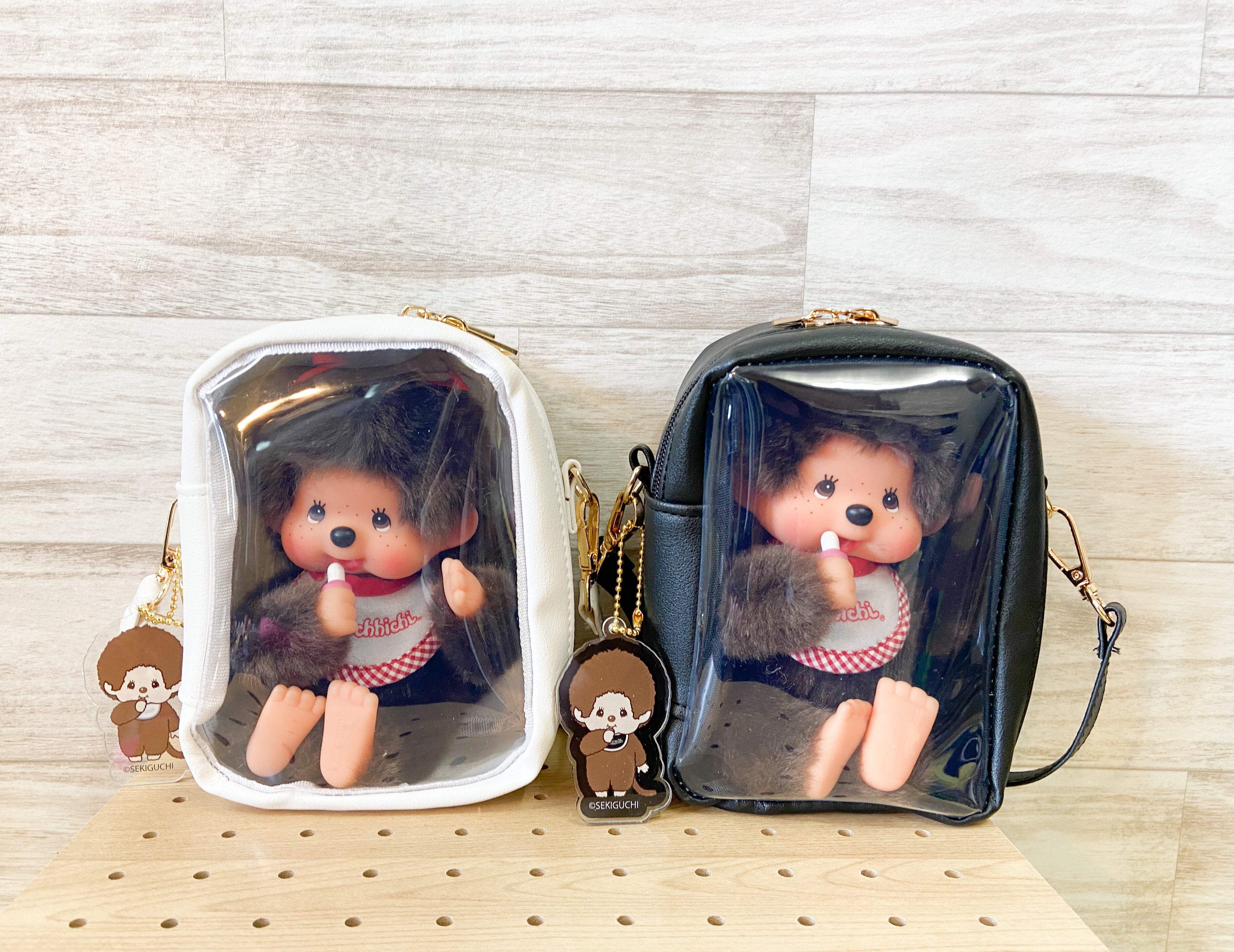 ハッピーカラー モンチッチ ぬいポーチ ホワイト | burlyオフィシャル