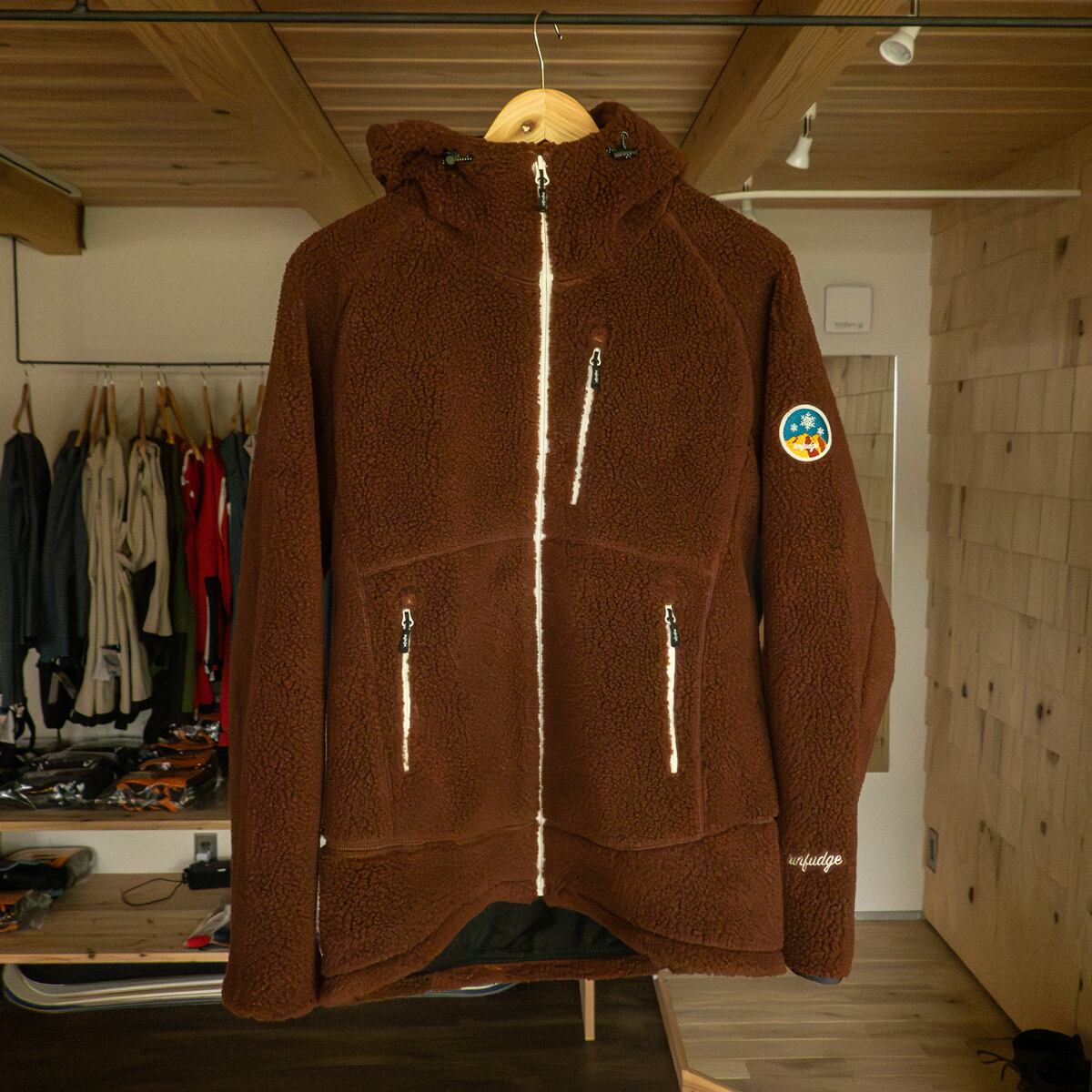 UN3500 Boa fleece hoody / Brown | unfudge ONLINE STORE