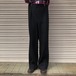 20s 30s Euro Vintage ウール スラックス 針刺し バックルバック スーツ ブラック ヴィンテージ ミリタリー ドレスパンツ 40s