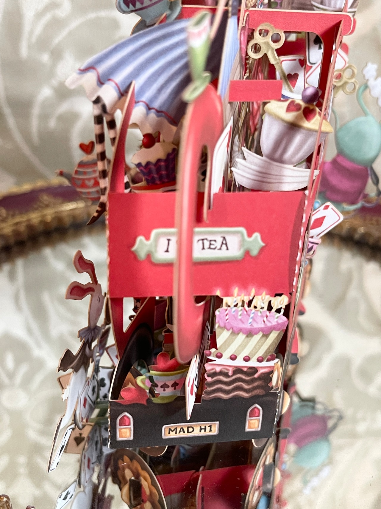 『Me & McQ ミーアンドマックキュー』アリスティーポット  “Alice’s Teapot” グリーティングカードCard イギリスよりの画像15