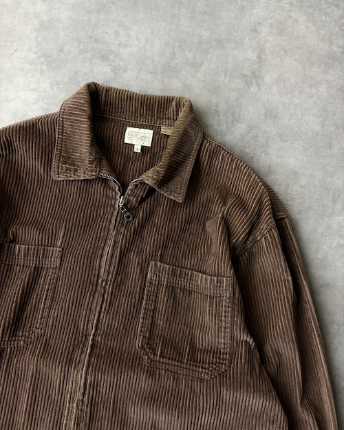 ~90s Willi Smith COLLECTION Zip-up Corduroy Shirt Jacket