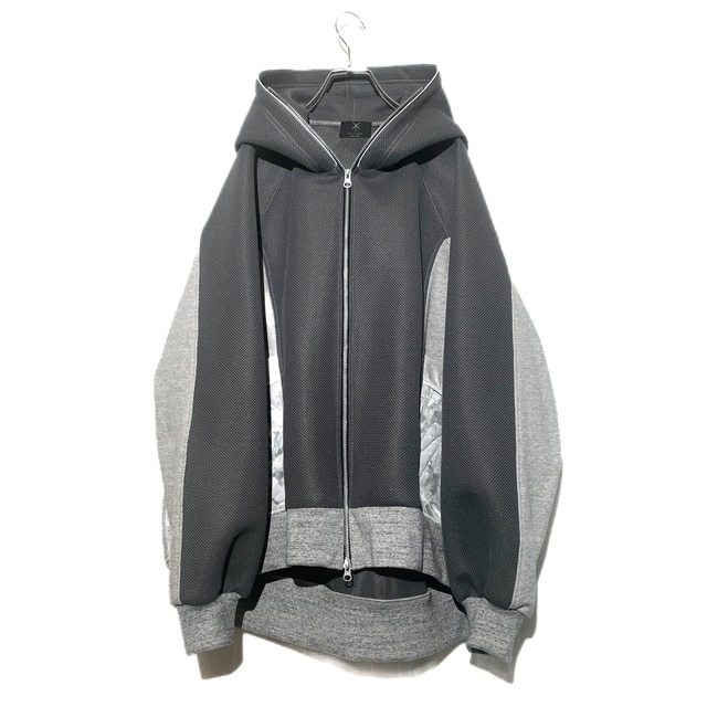 Raglan-Z-Hoodie ◯ (grey)