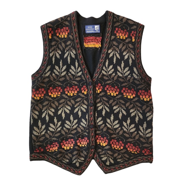 HIGH COUNTRY WOOL KNIT VEST【DW566】