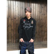 VINTAGE ストリート 08 グラフィック ポロTシャツ T2276